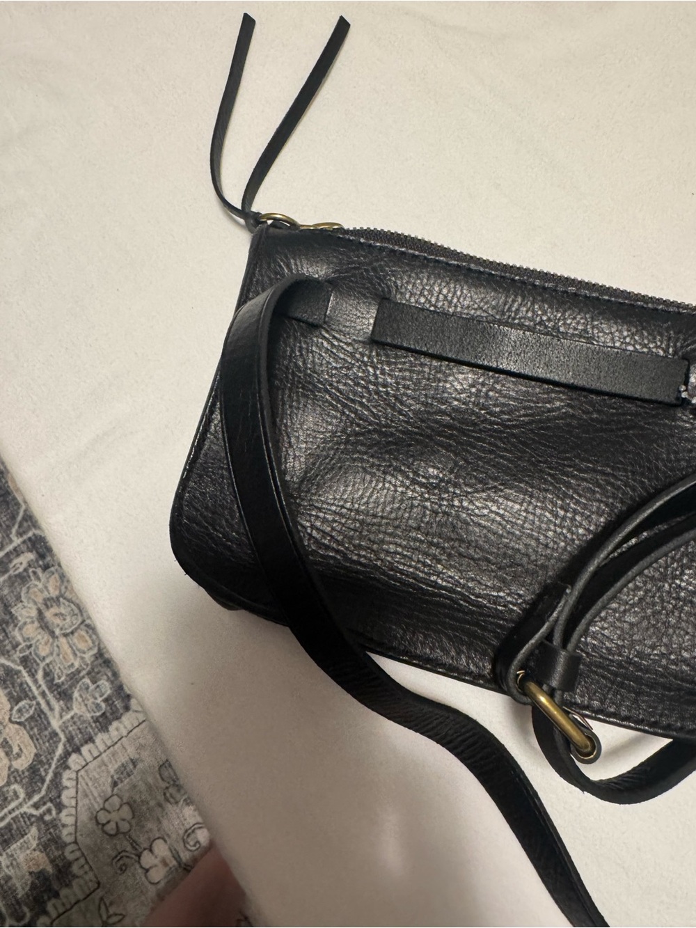 Madewell The Simple Pouch Belt Bag - black leather - Picture 4 of 4